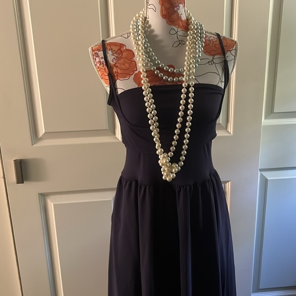 HALARA Strapless Dark Purple Dress - Picture 2 of 4